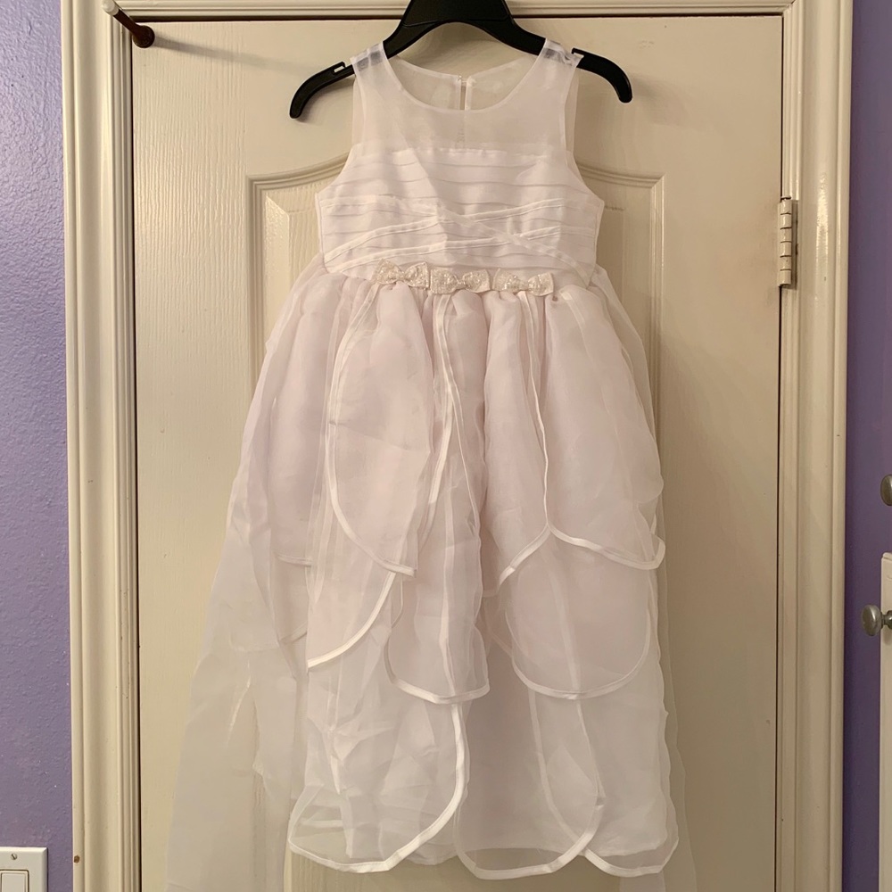 NEW Isobella&Chloe Girls Multilayered Bow Dress